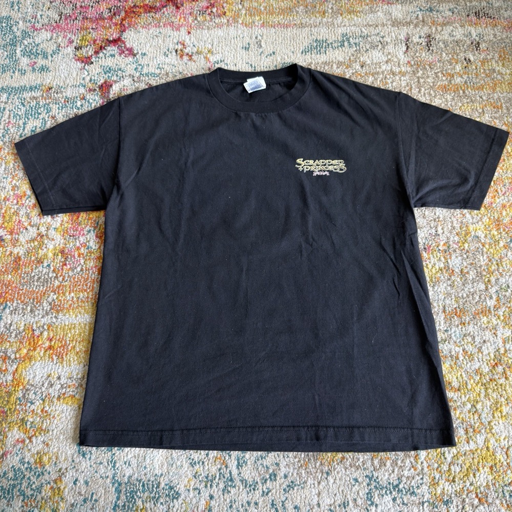 Vintage Y2K 2003 Scrapped Princess Anime T Shirt Mens Large Black Graphic - Picture 5 of 7